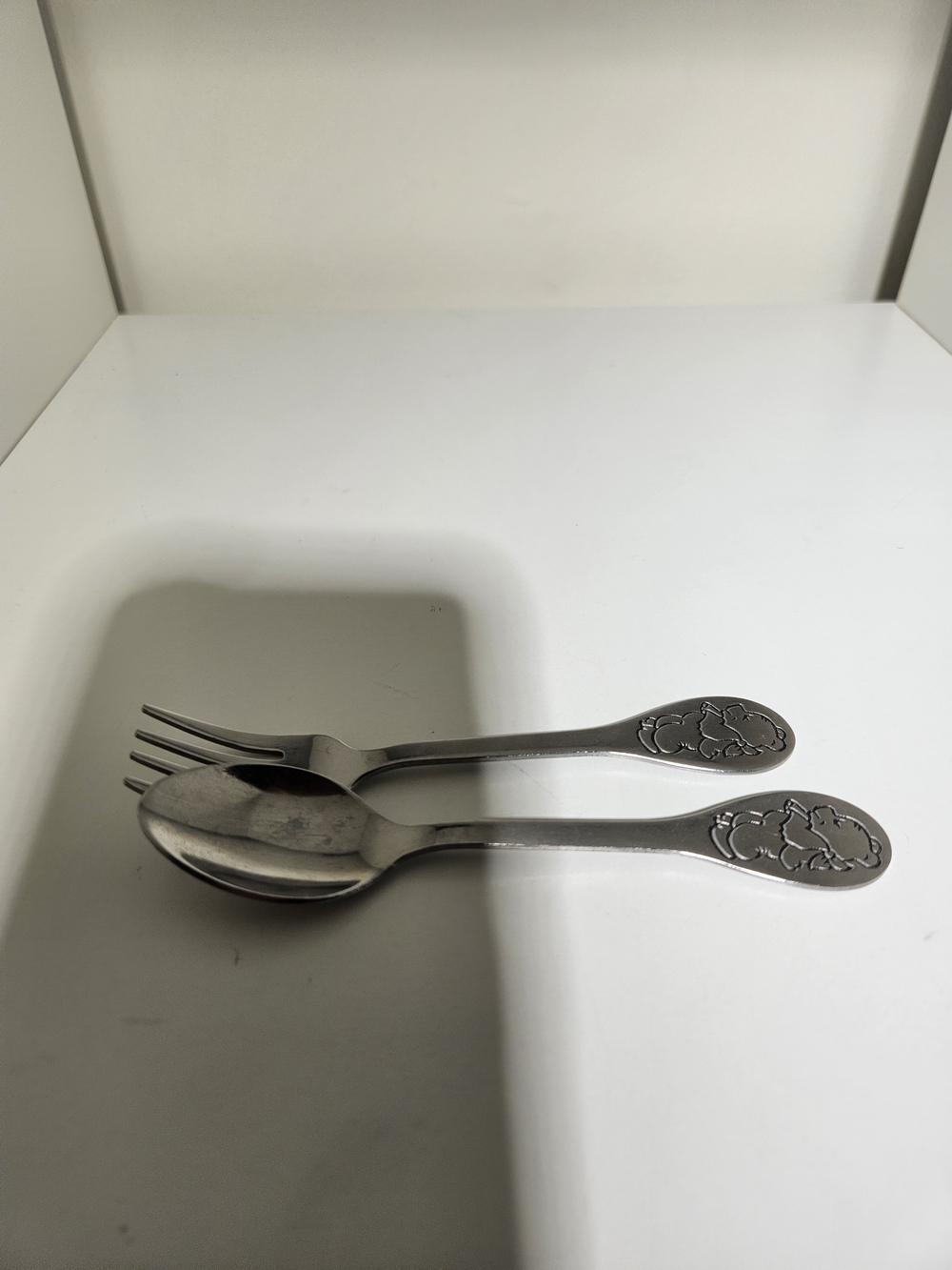 Stainless Steel Children's Spoon and Fork Set - Tommee Tippee